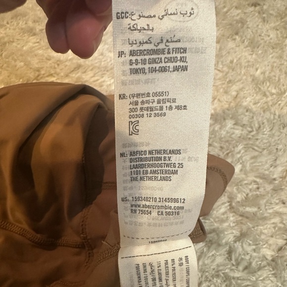 Abercrombie & Fitch Brown Tan Athletic Dress - Picture 5 of 5